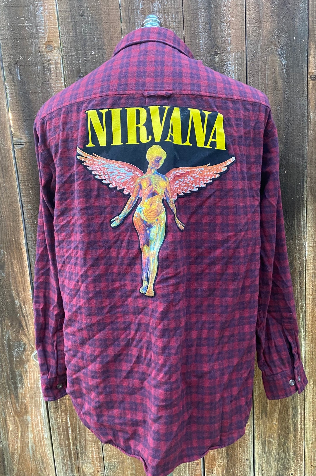 Flannel Sale Nirvana Etsy