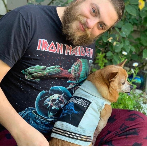 Iron maiden dog shirt Clearance