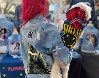 Nirvana Denim Pet Jackets