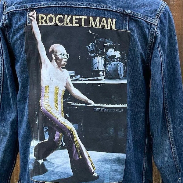 Elton John Patch Jacket Etsy