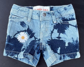 Repurposed denim shorts