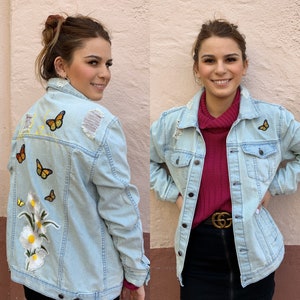 Butterflies and daisies