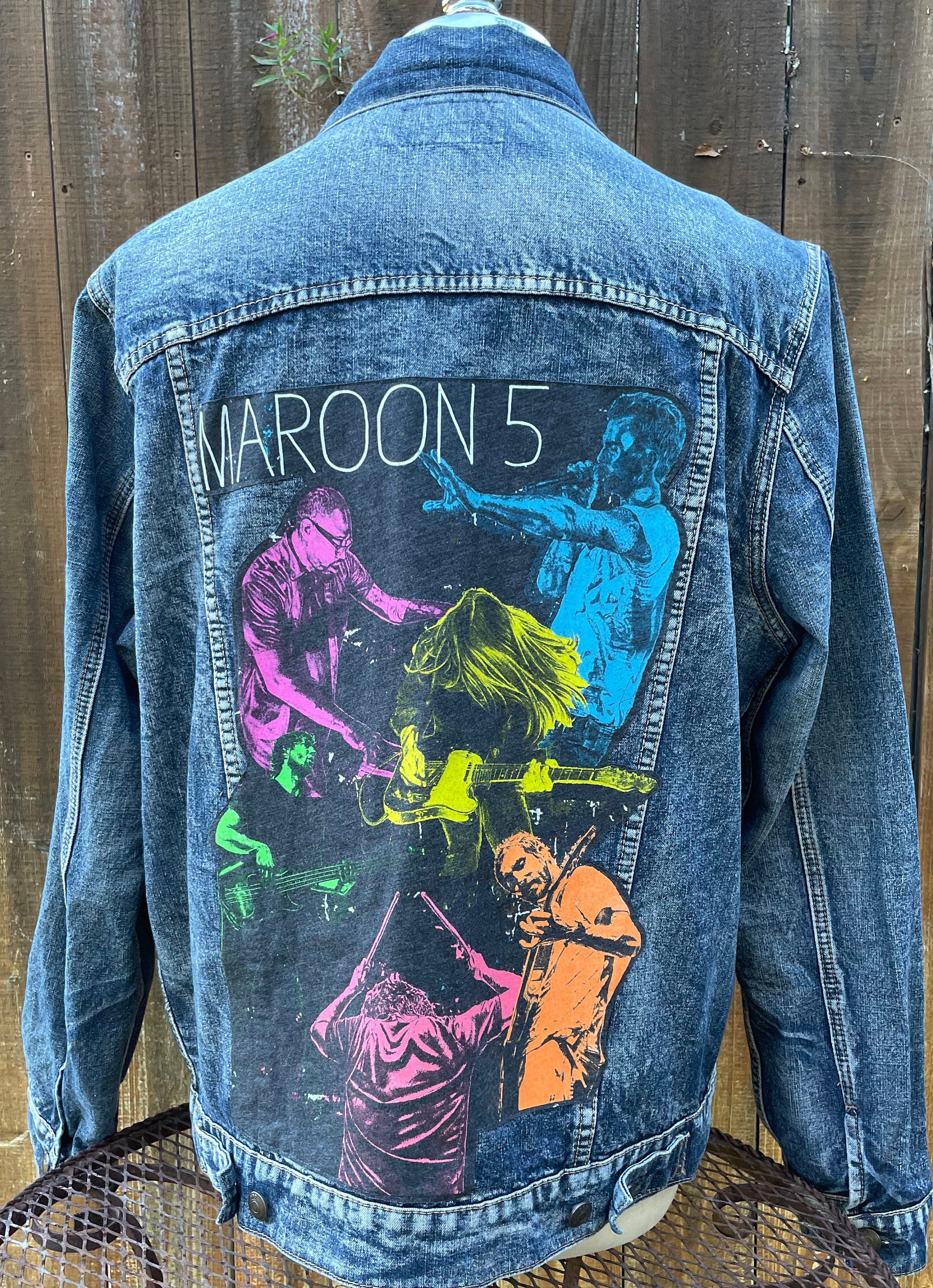Mens Maroon 5 Jacket - Etsy