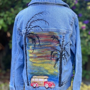 Vintage hand painted jacket