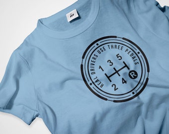 Real Men Use 3 Pedals Racing Clutch Manual Transmission Sweatshirt Real Men Use 3 Pedals Racing Clutch Manual Transmission Sweatshirt