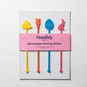 Easter Drink Stirrer Set