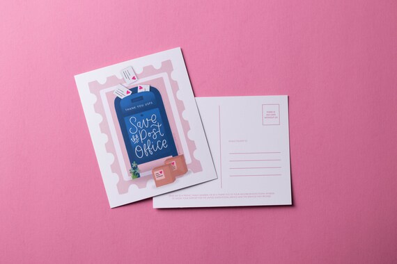 4x5 Save The Post Office postcard USPS Fundraising | Etsy