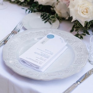 Menu a mezzo arco, biglietti da visita, menu ad arco, segnaposto inclusi, menu di nozze ad arco stampato, menu di nozze, menu minimalista, sigillo di cera
