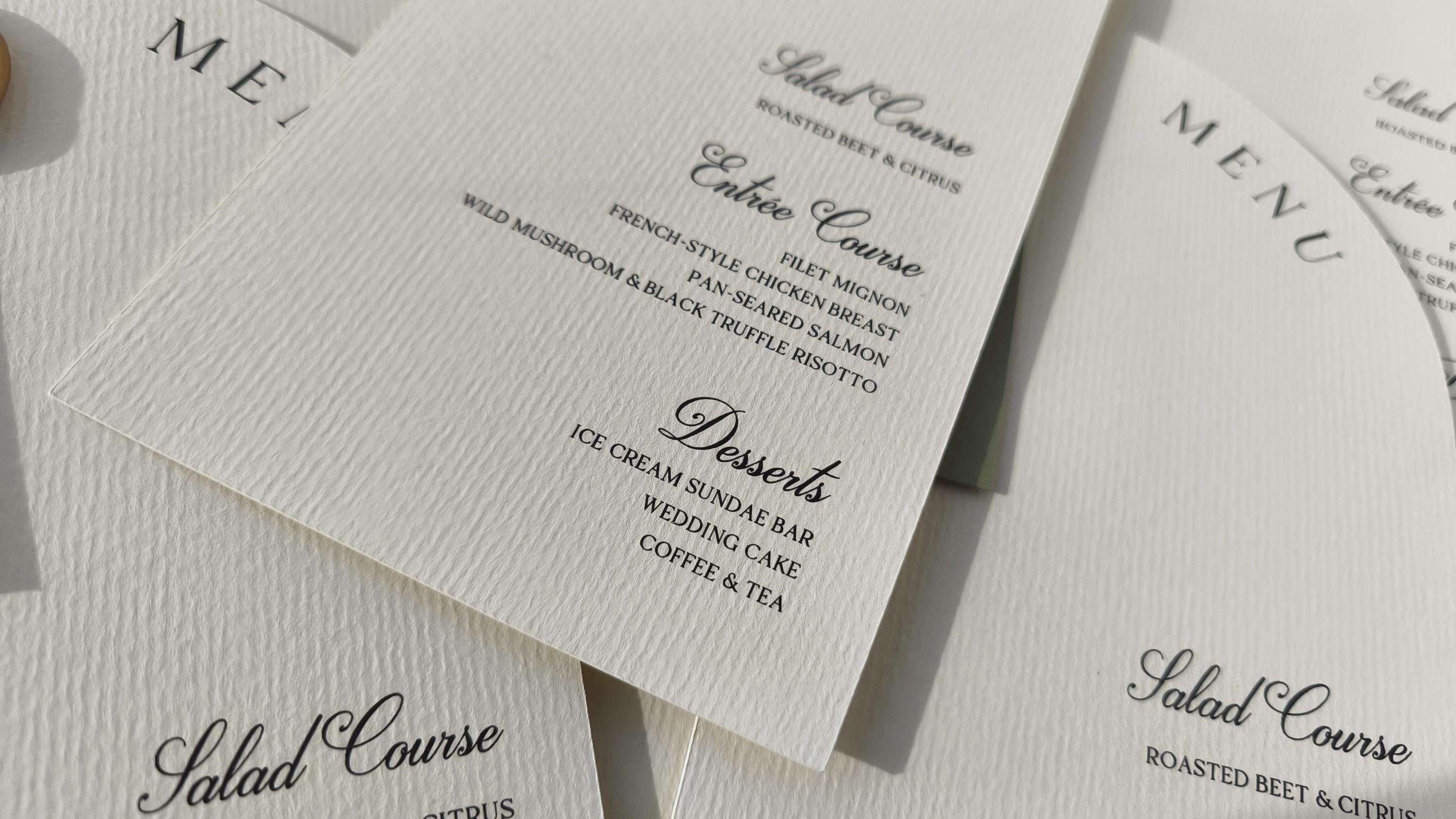 Menu Arch Sage Wedding Menu, Arch Menus With Wax Seal and Sage Green Place Cards ...