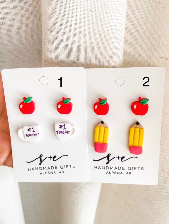 Back to School Earrings Etsy
