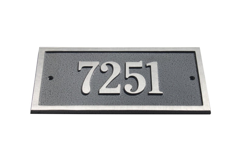 Majestic MFG Aluminum St. Hubert Address Plaques House Numbers Etsy