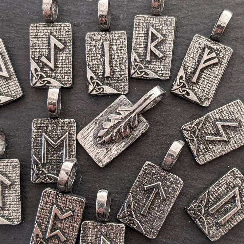 Algiz Rune Pendant Protection Self Defense Ancient - Etsy