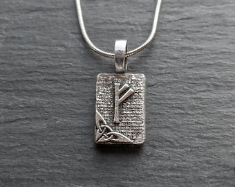 Fehu Rune Pendant – Wealth, Prosperity, Stewardship – Ancient Traditions