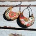 Rustic Crackle BoHo, South Western Clay Drop Mixed Media Bead Set