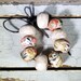 Large Rustic BoHo, Antiqued Floral Clay Artisan Jewelry Bead Set