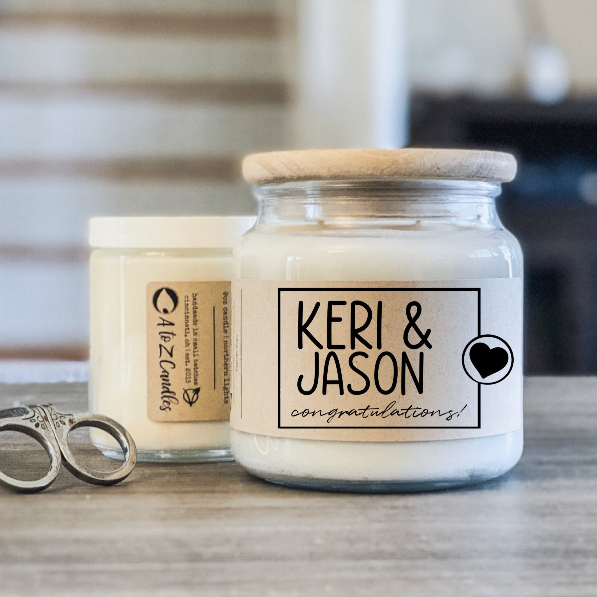 engagement gifts for couple, engaged gift, engagement candle gift, pe…
