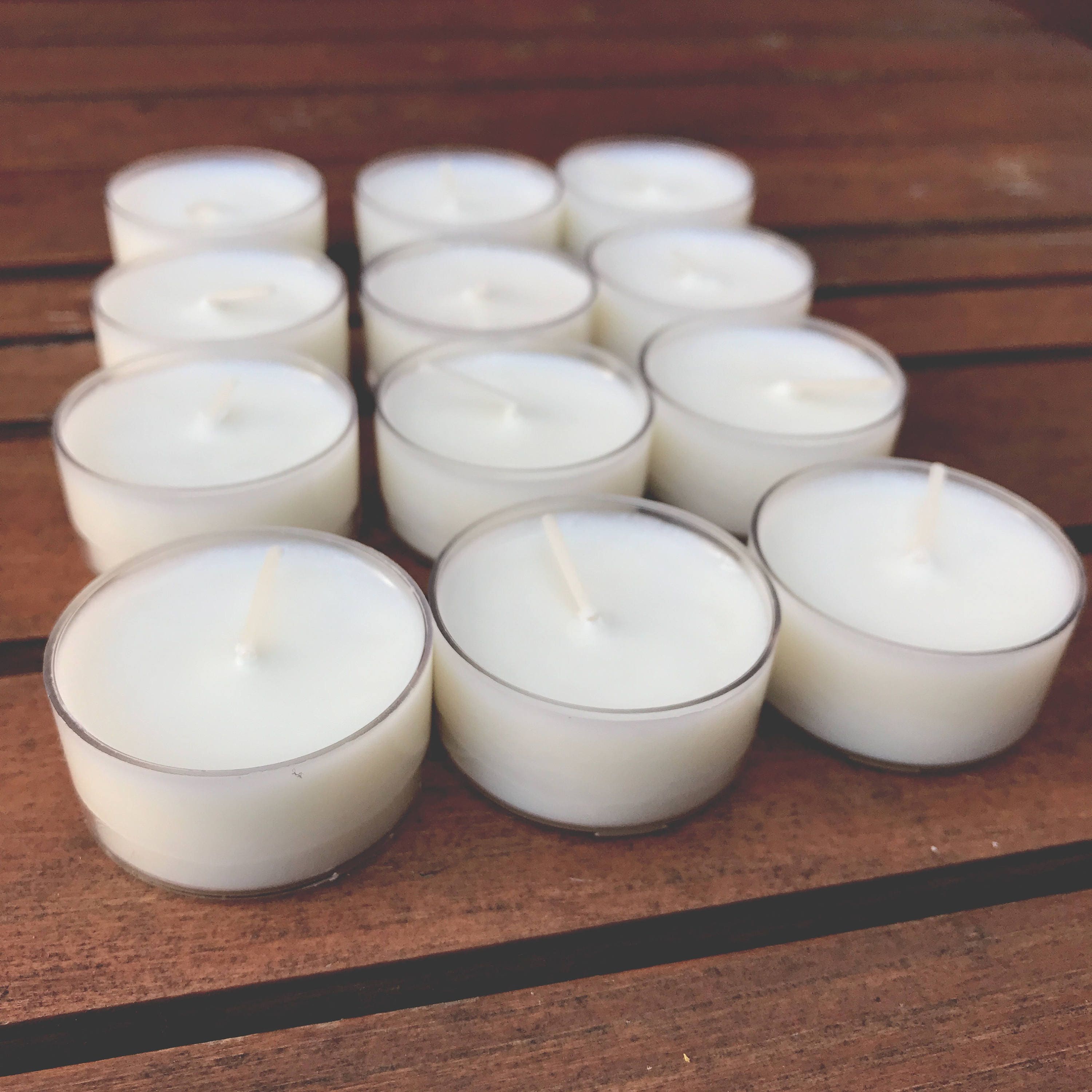 TeaLights Tealight Soy Tea Lights Tea Light Candles Vegan Etsy