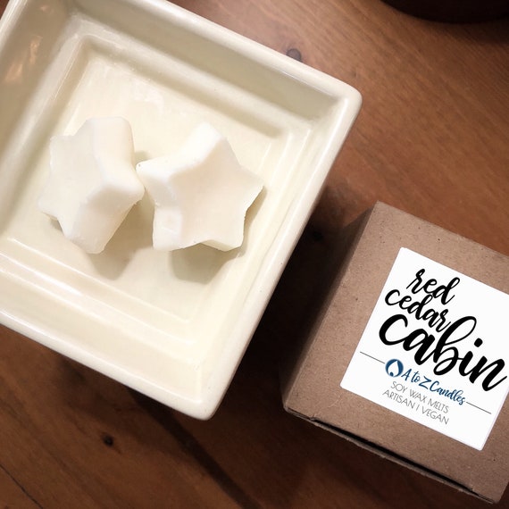 Red Cedar Cabin Cedar Wax Melts Cedarwood Wax Melts Cedar Wood Etsy