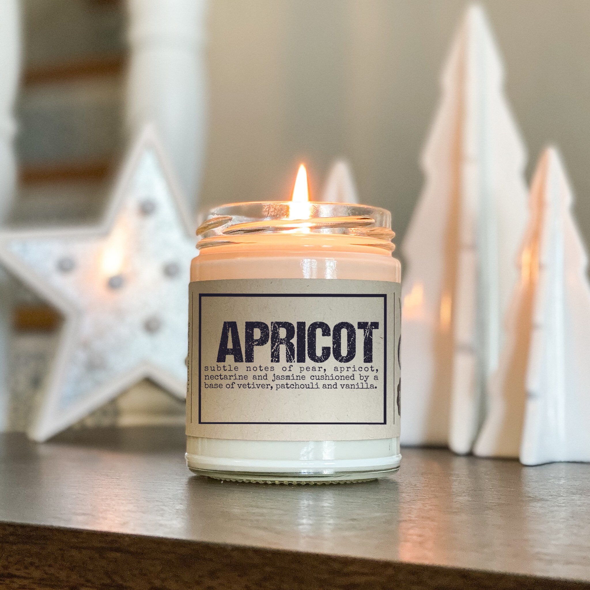 Apricot Candle - Etsy
