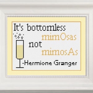 PDF Mimosas Cross Stitch Downloadable Digital Pattern