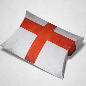 Englisch St George Flag Kissen Stil Gunst Box Design als Geschenk für Partys und Veranstaltungen zu geben.