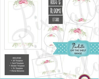 Floral Border Digital Download Invitation A5 Dl Price Etsy