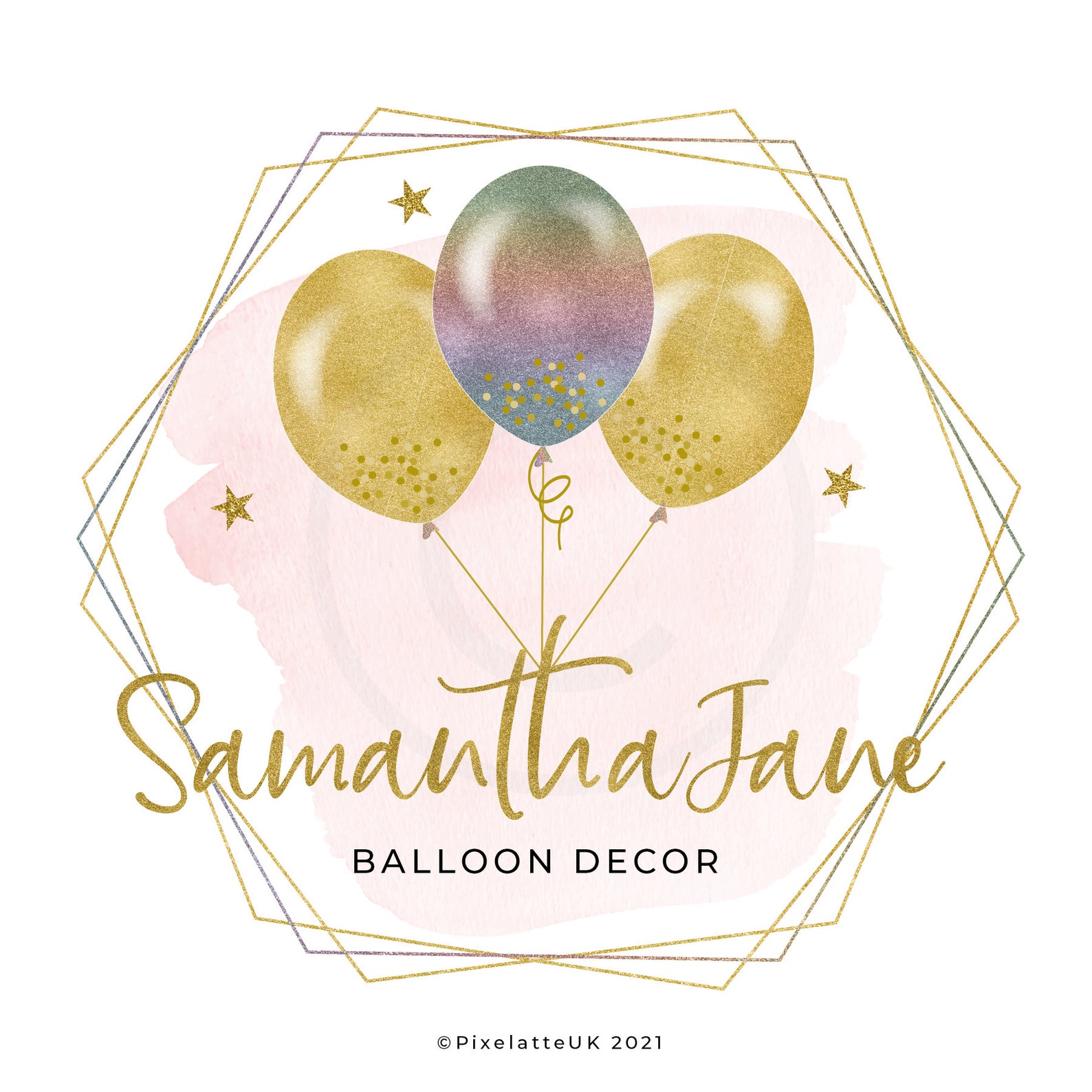 BALLOON LOGO for Event Stylist Party Decor Wedding Planner Etsy