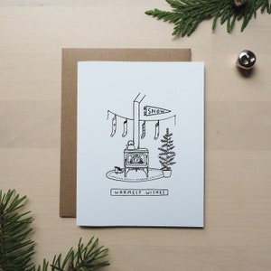 Cozy Christmas / Stay Cozy Christmas Card / Holiday Card