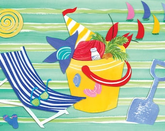 At The Beach Placemat (12"x18")