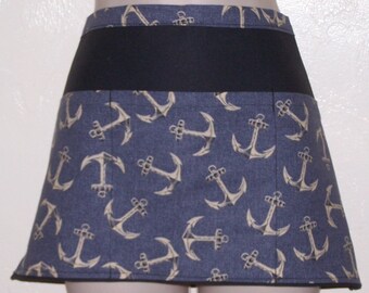 Handmade server waitress waist apron The Cat in The Hat with three pockets 6167