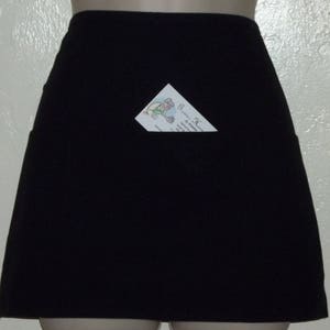 Handmade reversible server waitress waist apron Cupcakes with three pockets on both sides 6050 R image 3