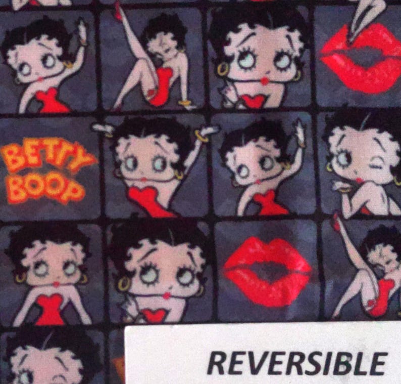 Betty Boop Handmade Reversible Server Waitress Waist Apron With Three ...