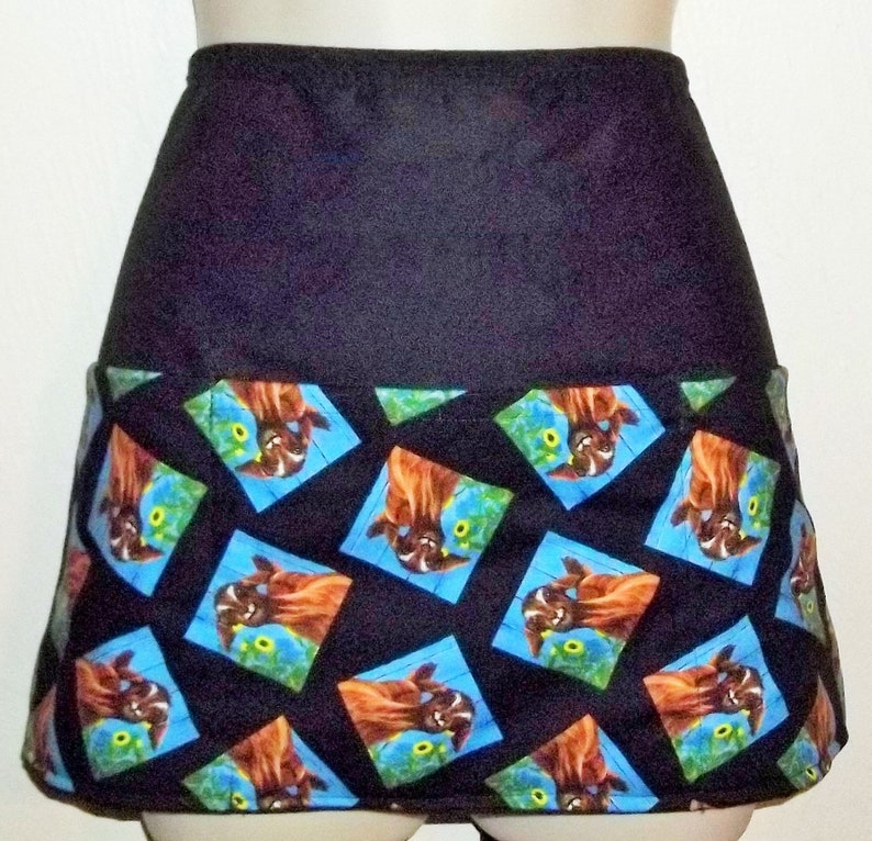 waiter apron with three pockets on both sides 6227 R GOATS Reversible server waitress half waist