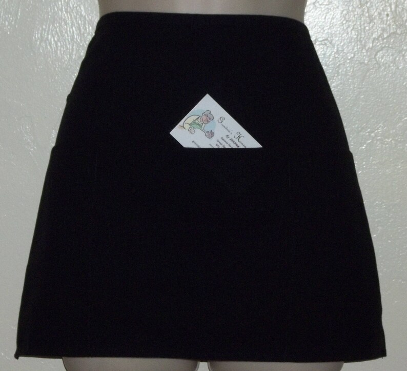 Handmade Reversible server waitress half apron Cancer Love with three pockets 6102 R