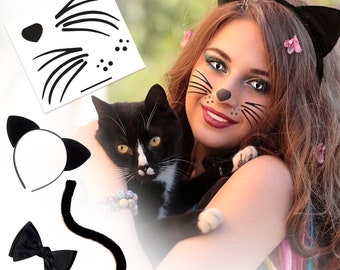 Cat Style Kit Temporary Tattoos