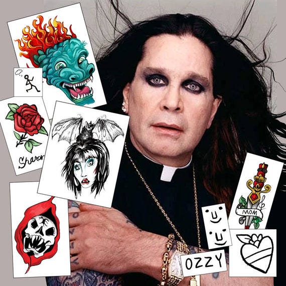 Ozzy Osbourne Arm Tattoos