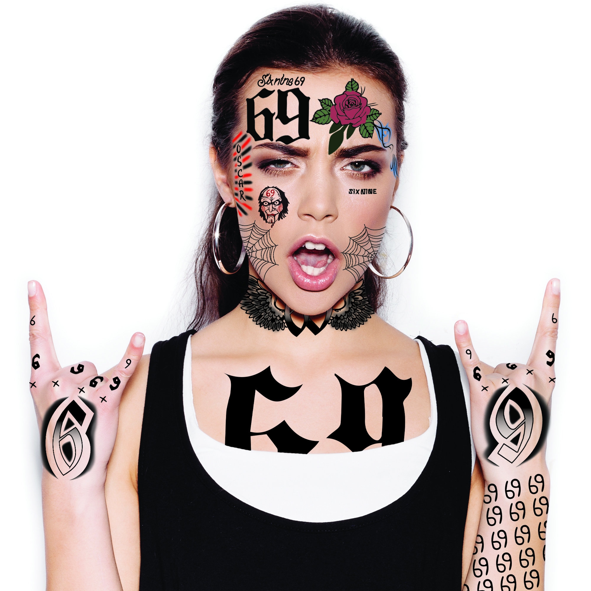 アメリカ☆フェイスタトゥー☆男の子編。ハロウィン アメリカ☆フェイスタトゥー☆男の子編。ハロウィン アメリカ