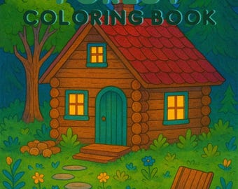 Enchanted Forest Coloring Book for Adults | Printable Fantasy Woodland Coloring Pages | Magical Nature PDF | Stress Relief & Mindfulness Art