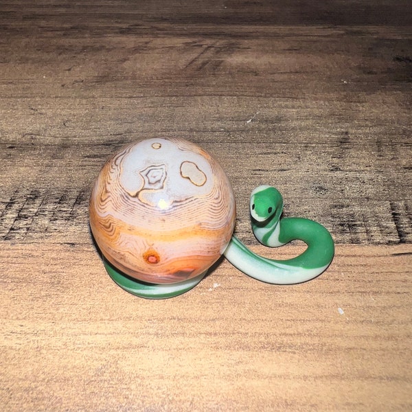 Snake crystal sphere stand, snake crystal sphere holder, crystal sphere stand, crystal sphere holder, snake holder