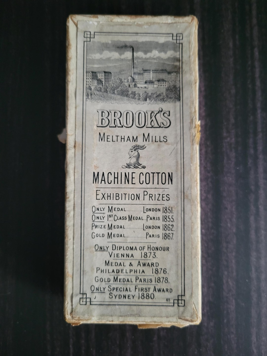 Vintage Brooks Meltham Mills Thread | Antique Cotton Machine Thread in ...