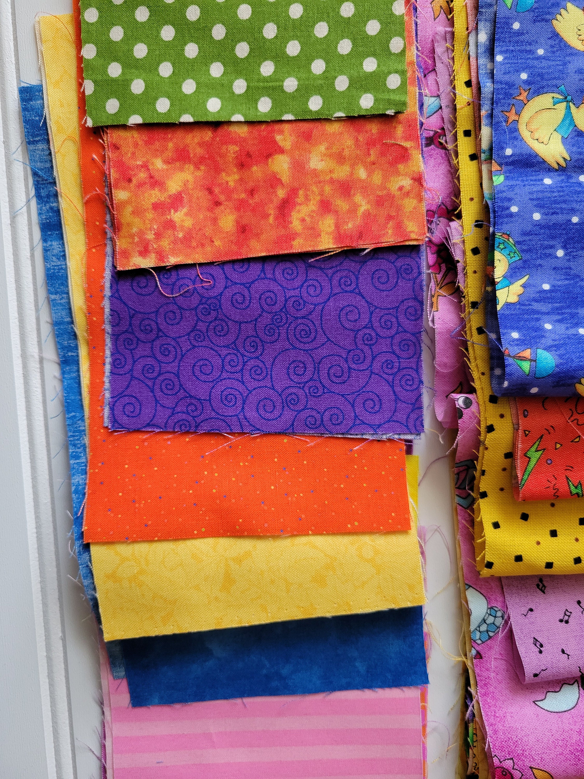 6.7 Oz. Quilting Cotton Fabric Scrap Bag Bundle Prints for Etsy