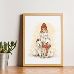 Custom Watercolor Pet Illustration, Personalized Pet Portrait, Hand Painted Dog Portraits, Pet Lover Gift, New Year Gift, Personalized Gift