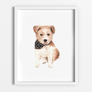 Custom Watercolor Pet Illustration, Personalized Pet Portrait, Hand Painted Dog Portraits, Pet Lover Gift, New Year Gift, Personalized Gift