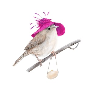 Art Print No.10 - "House Wren with Fancy Hat"