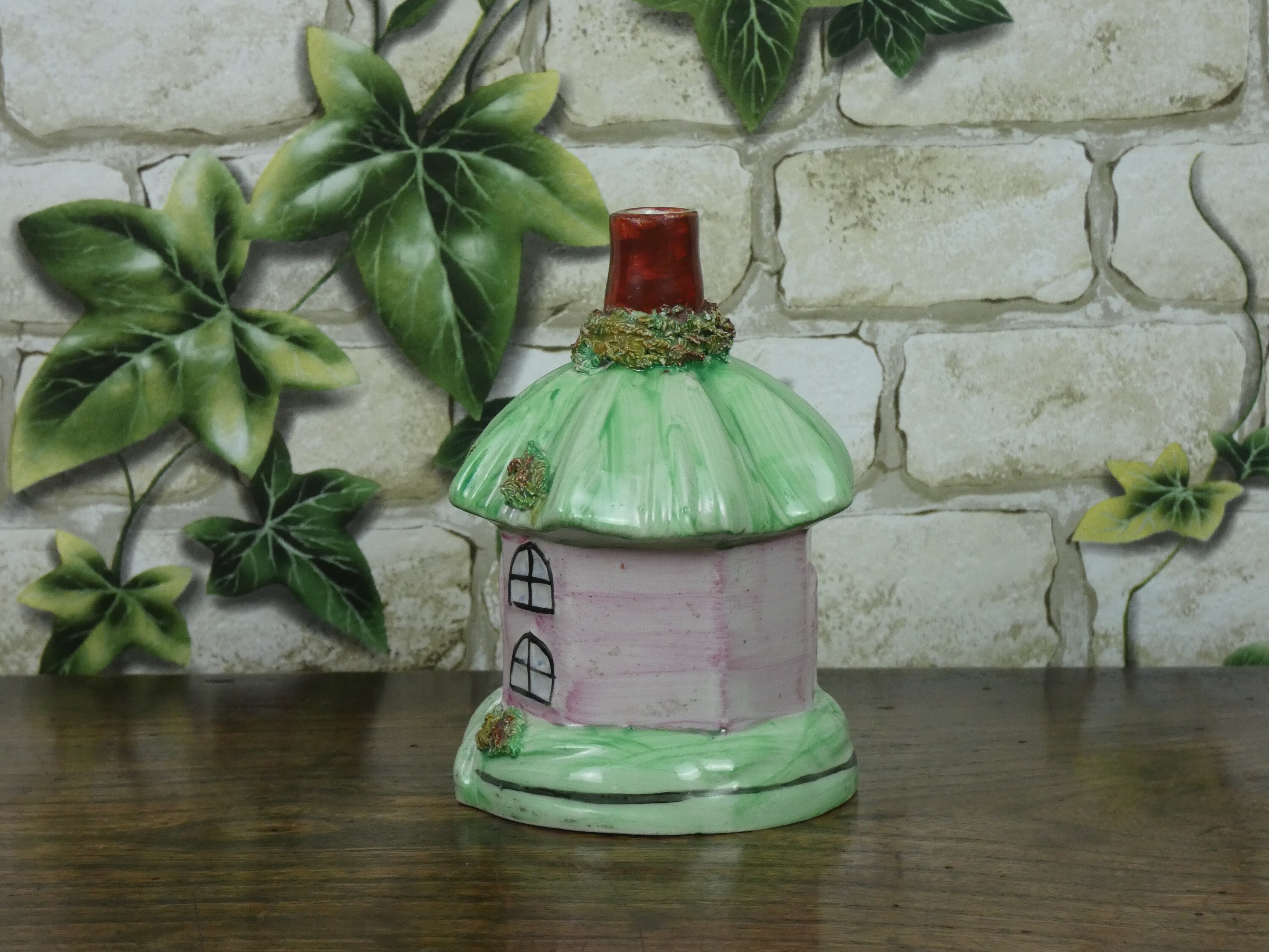 Antique Victorian Staffordshire Pottery Cottage Pastille Burner - Etsy
