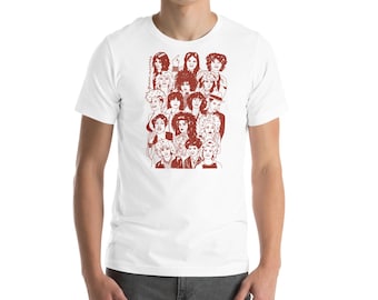 Pretenders T-shirt, 1980s Vintage Tee Shirt, Soft Thin White, Punk
