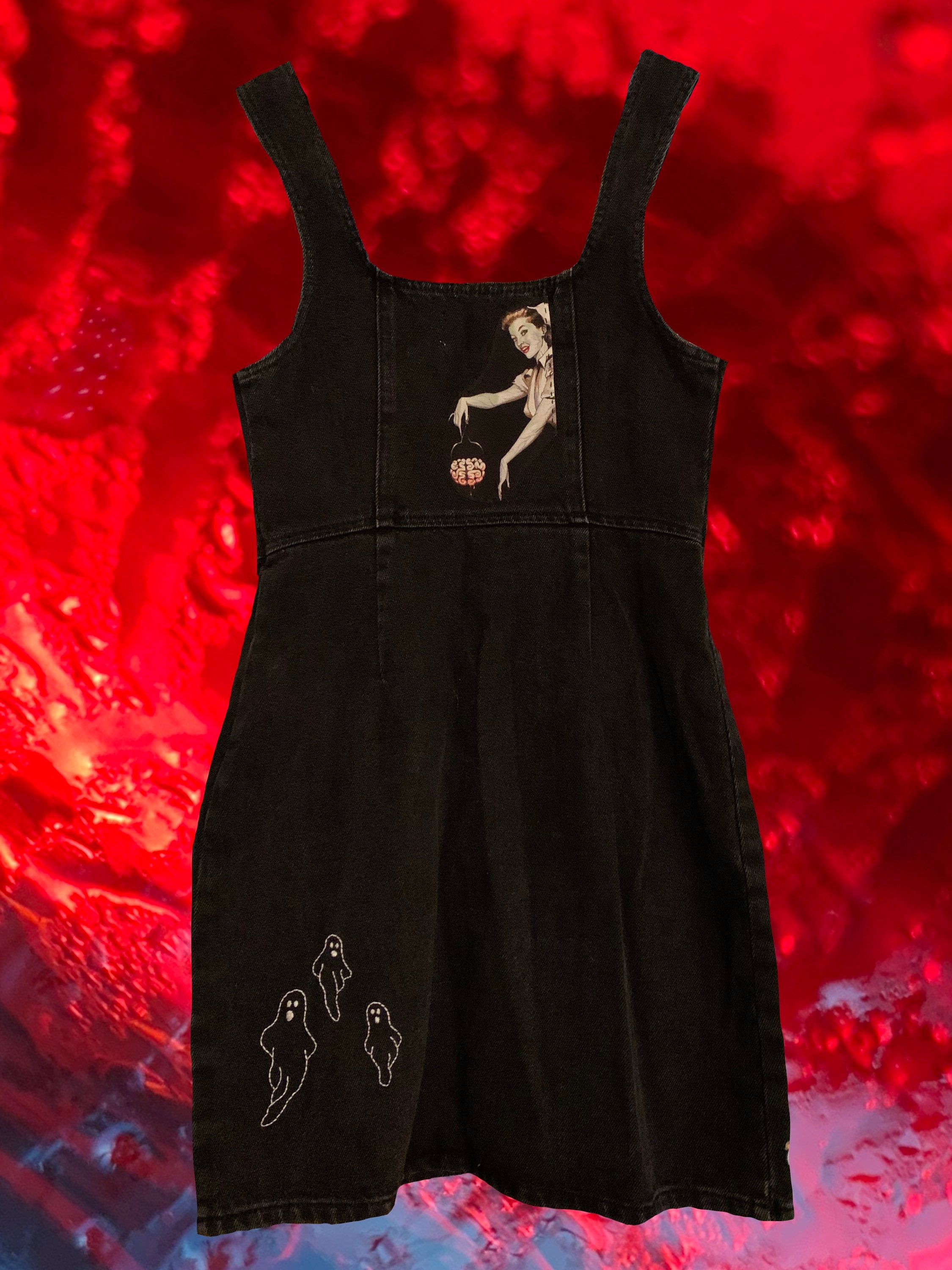 Spooky Pinup Girl Dress Etsy