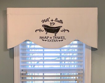 Bathroom Valance Etsy