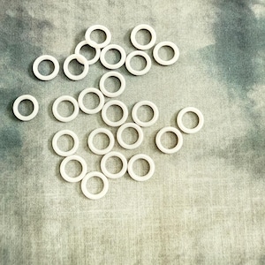 UV Stable Plastic Sew-On Rings, Roman Shade Valance (5/8"d)