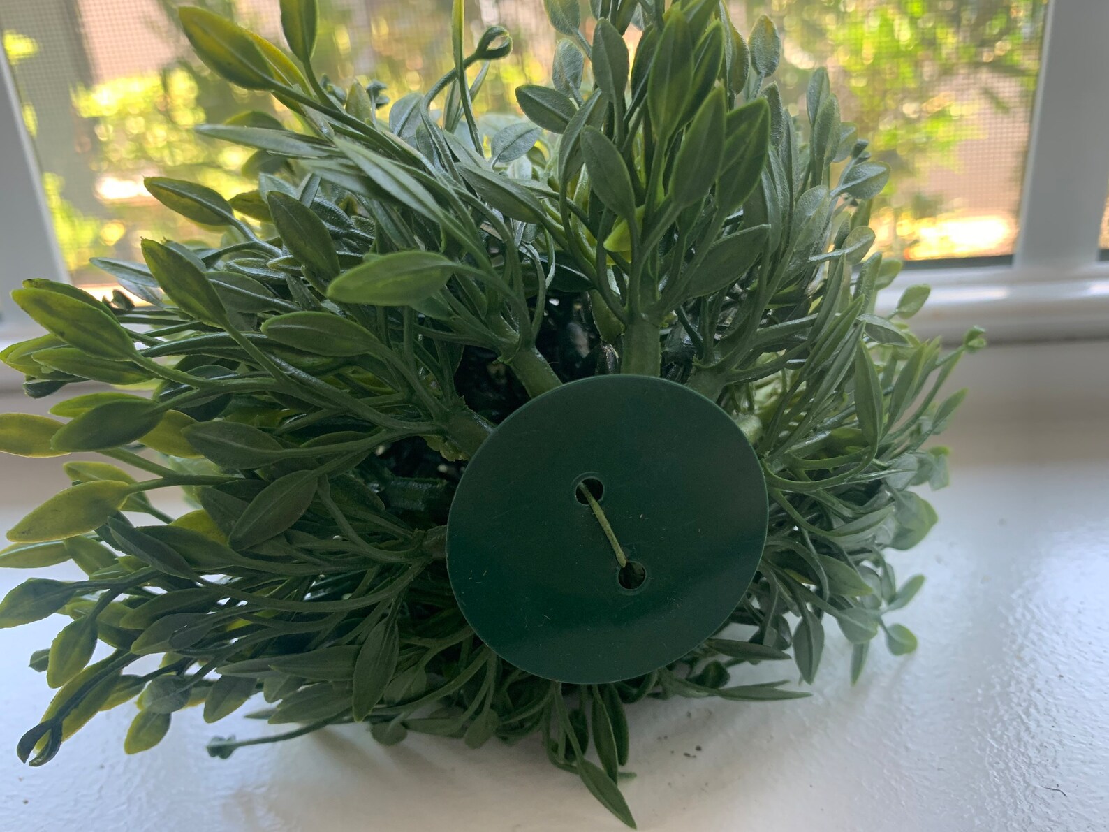 Decorative Greenery Orb Greenery Ball Artificial Topiary Etsy